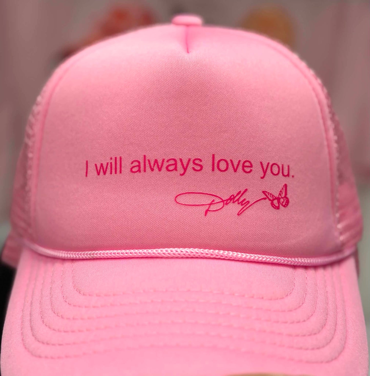 I will always love you.