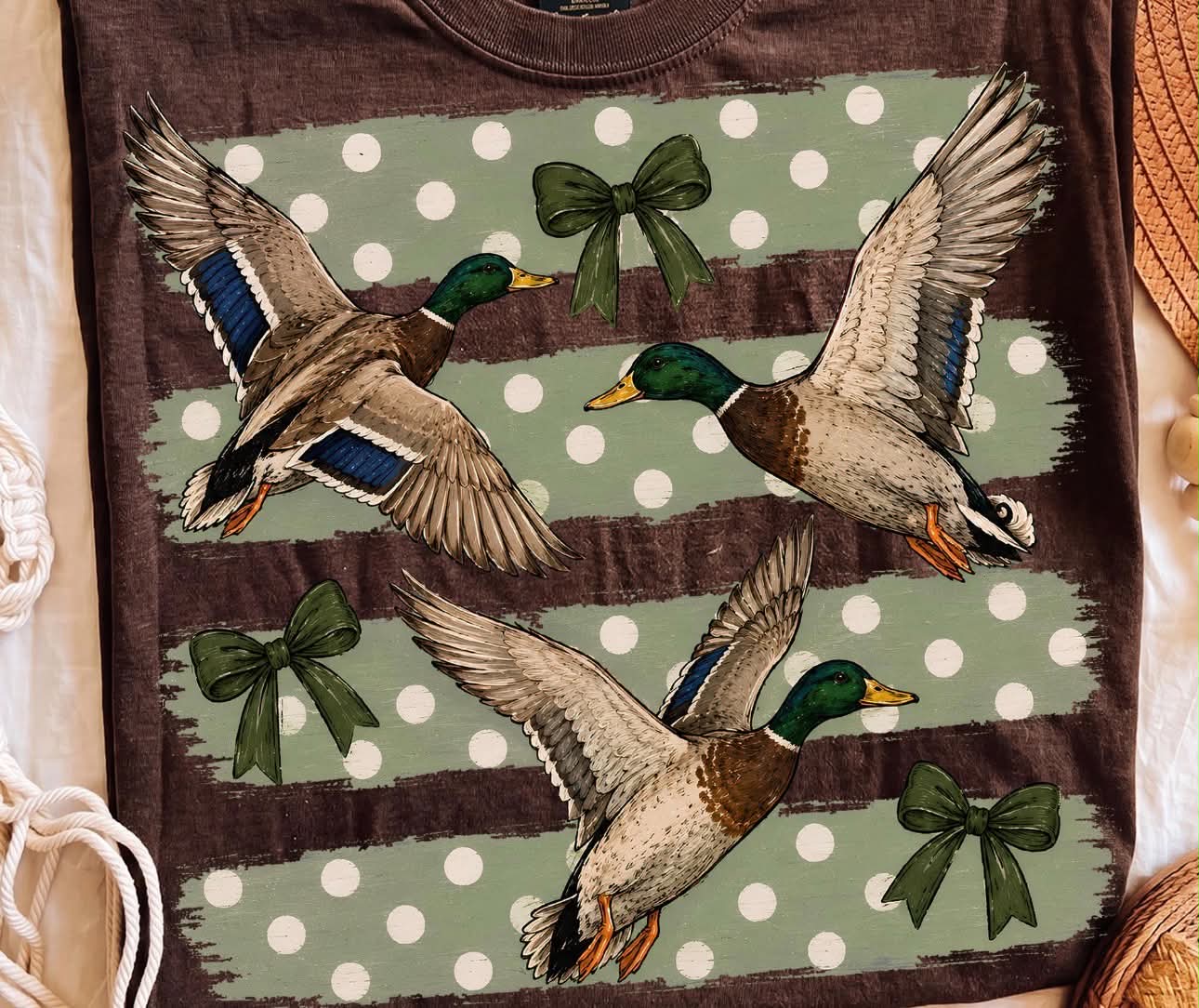Duck w/ Poka Dots