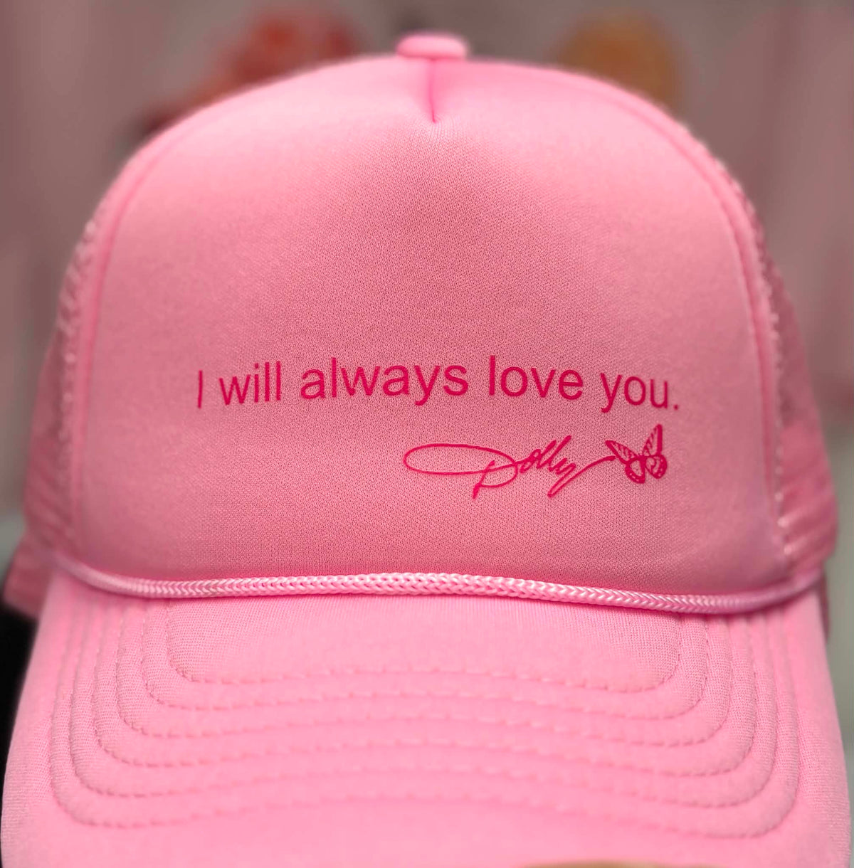 I will always love you.