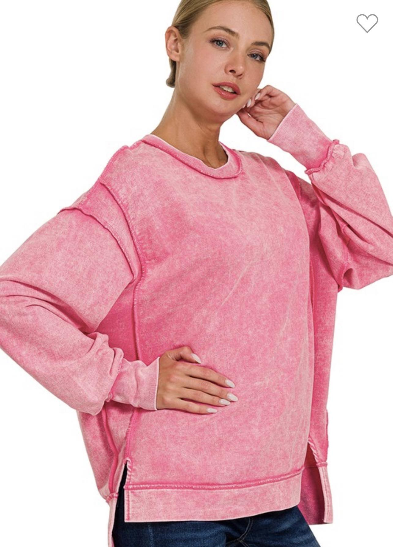 Zenana Rust Sweatshirt