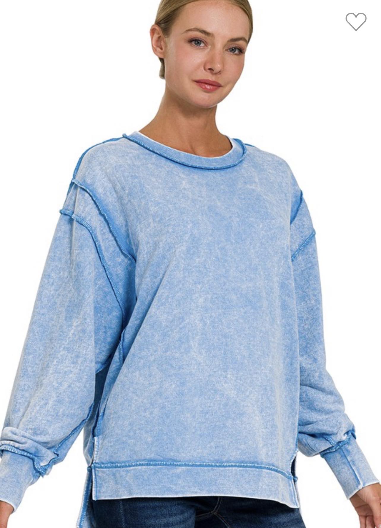 Zenana Rust Sweatshirt
